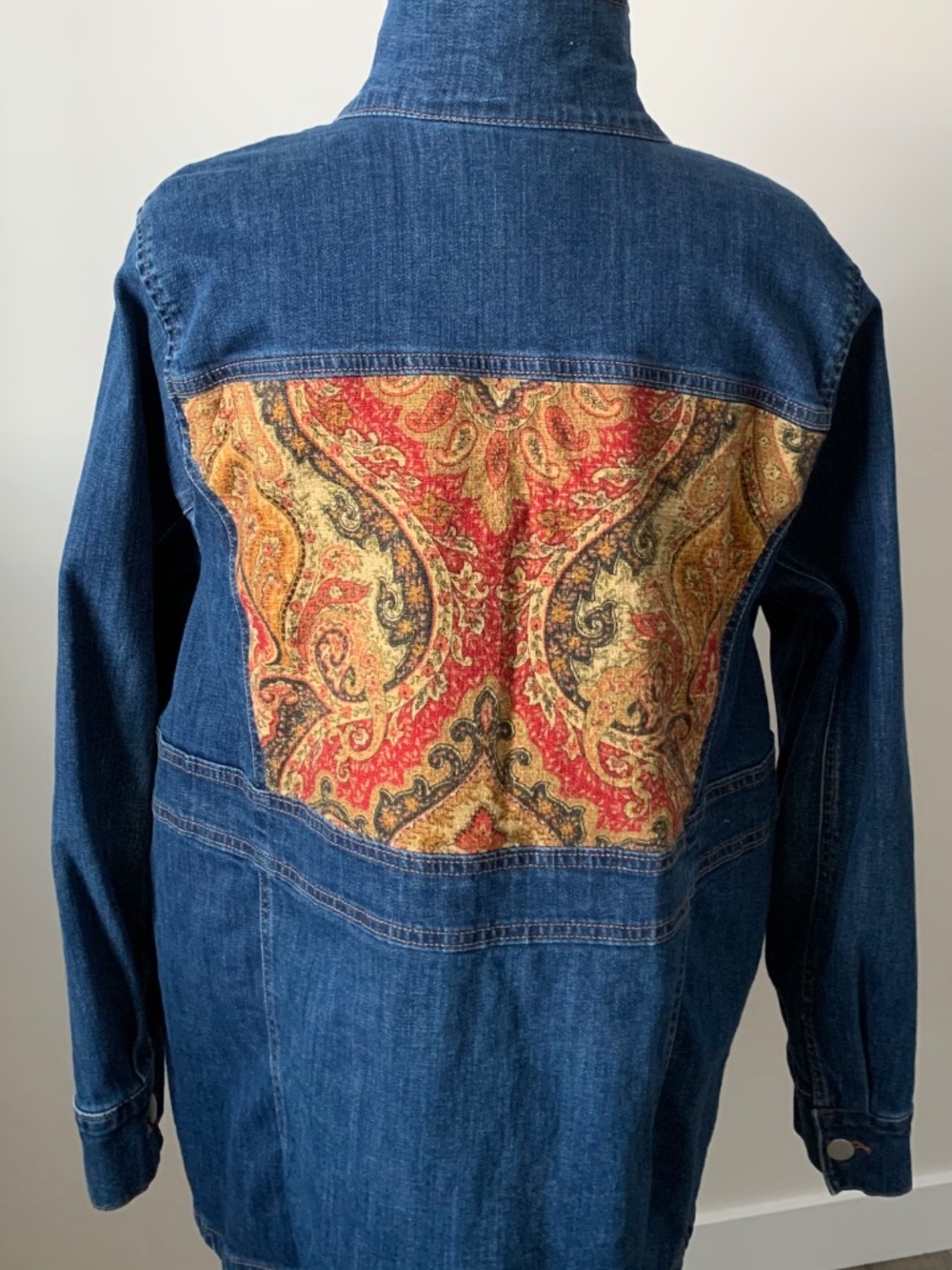 Upcycled Denim Jacket - Picture 4 of 6